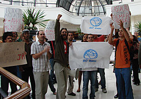 Manifesta&ccedil;&atilde;o contra Gilmar Mendes - Teatro Folha - Lilian Matsuura