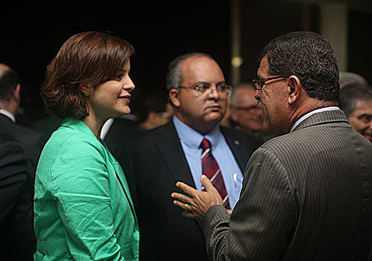 Estefânia e Humberto - Lançamento do Anuário da Justiça 2009 - U.Dettmar/SCO/STF