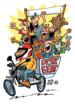 Diskgent - motoboy - maior - Spacca