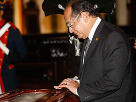 Gilmar se despede do min. Menezes Direito. (01/09/2009) - Gil/SCO/STF