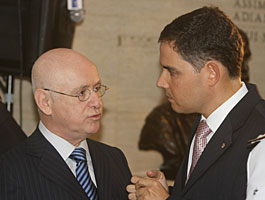 Ari Pargendler e Fernado Matos - Presidente da AJUFE - U.Dettmar