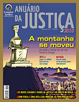 Capa Anu&aacute;rio da Justi&ccedil;a 2010