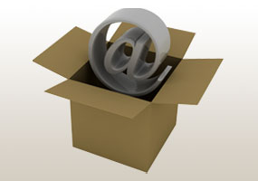 e-commerce, caixa, arroba, compra online - Stock.xchng