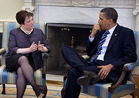 Elena Kagan e Barack Obama - Pete Souza/Official White House