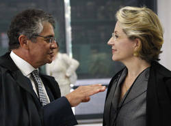 Marco Aurelio e Ellen Gracie - Gil FErreira/SCO/STF