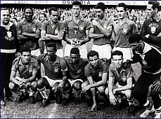 Sele&ccedil;&atilde;o do Brasil campe&atilde; em 1958 - Divulga&ccedil;&atilde;o/CBF