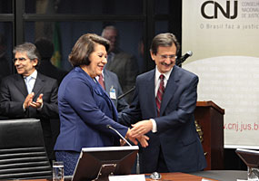 Cerimônia de posse da nova Corregedora Nacinal de Justiça - Eliana Calmon - CNJ