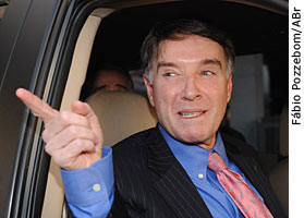 O empres&aacute;rio Eike Batista, presidente do Grupo EBX, deixa o Pal&aacute;cio da Alvorada - F&aacute;bio Pozzebom/ABr