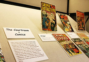 Super-heróis na corte! A lei e as revistas em quadrinhos” Exposição na Galeria de Exibição de Obras Raras Lillian Goldman da Bibilioteca da Escola de Direito da Universidade Yale - Zeenat Mansoor