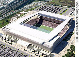 Est&aacute;dio do Corinthians em Itaquera - SP - CDC Arquitetos/ Divulga&ccedil;&atilde;o