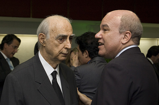 Claudio Lembo e Ricardo Dias Leme no lançamento Anuário da Justiça São Paulo 2010 - 30/11 - Jeferson Heroico