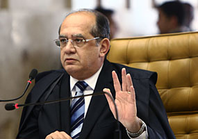 Ministro Gilmar Mendes em sess&atilde;o plen&aacute;ria. 10/06/2010 - Carlos Humberto/SCO/STF