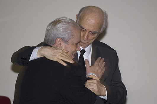 Nelson Calandra e Cláudio Lembo no lançamento Anuário da Justiça São Paulo 2010 - 30/11 - Jeferson Heroico