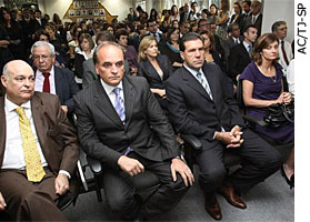 Alceu Navarro, Paulo Dimas, Silmar Fernandes e a presidente da Fundação Casa Berenice Gianella - AC/TJ-SP