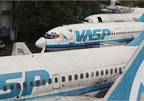 Sucatas da Vasp, avi&otilde;es - CNJ