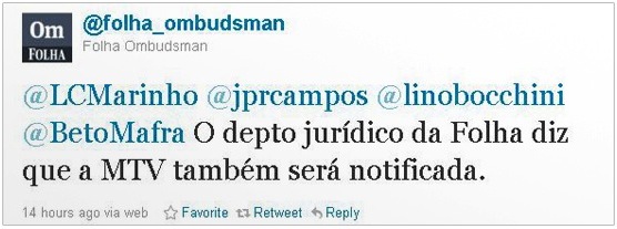 Falha versus folha mtv - twitter.com