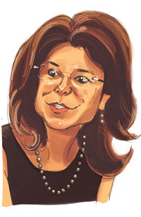 Caricatura Terezinha Cazerta - 09/03/2012 [Spacca]