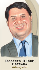 Caricatura Roberto Duque Estrada [Spacca]