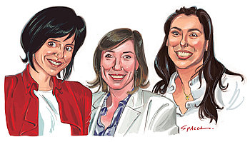 D&eacute;bora Pimentel, Caroline Fonti e Silvia Urquiza - 06/06/2013 [Spacca]