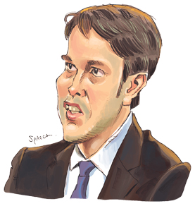 Caricatura Henrique Moraes Prata [Spacca]