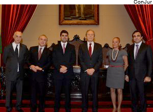 Lembo, Temer, Manoel Carlos, Lewandowski, M&ocirc;nica Hermann e Heleno Torres - 5/12/2013 [ConJur]