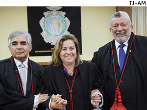 Maria das Graças Pessôa Figueiredo, Aristóteles Lima Thury e Flávio Humberto Pascarelli Lopes [TJ-AM]