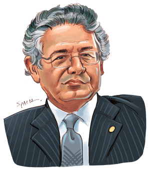 Caricatura Ministro Marco Aur&eacute;lio, Supremo, STF, TSE [Spacca]