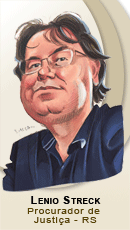 Caricatura Lenio Streck [Spacca]