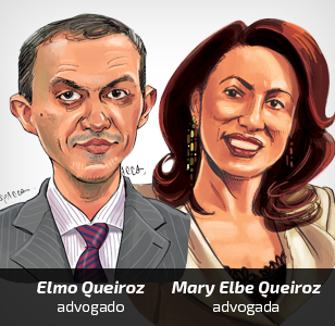 Mary Elbe Queiroz e Elmo Queiroz [Spacca]