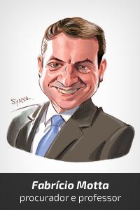 Caricatura Fabrício Motta procurador e professor [Spacca]