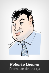 Caricatura Colunista Roberto Livianu [Spacca]