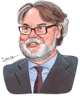 Caricatura Lenio Luiz Streck (entrevistado) nova [Spacca]