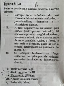 A problemática questão sobre positivismo no concurso do MP-DF