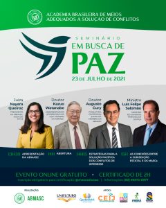 Associação promove evento sobre soluções pacíficas de conflitos