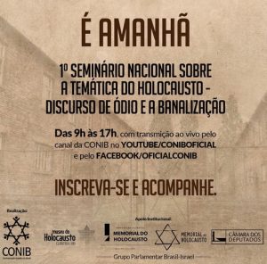 Conib faz debate sobre discurso de ódio e banalização do Holocausto