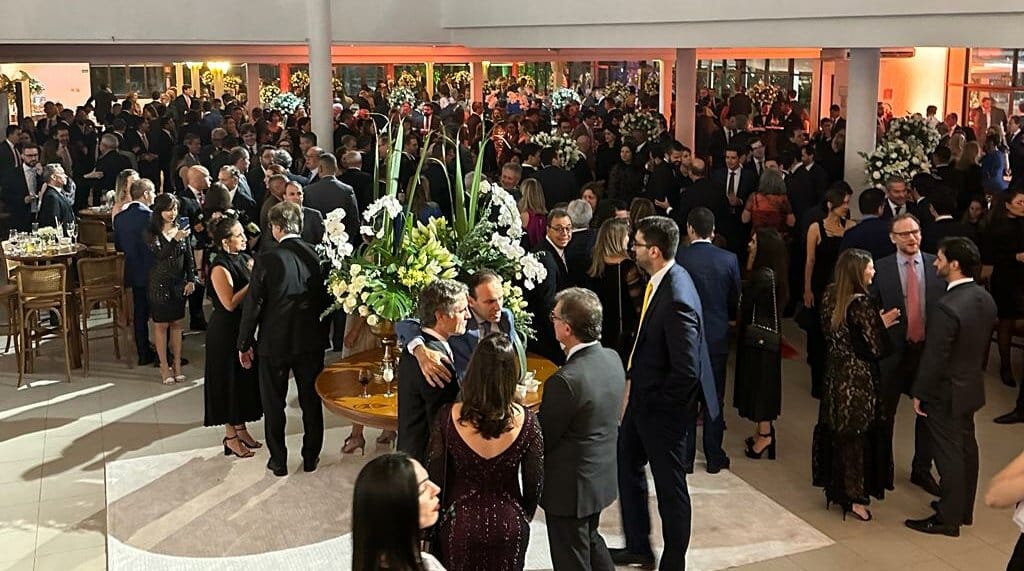 Visão geral do jantar promovido pela ANPR em homenagem a Paulo Gonet