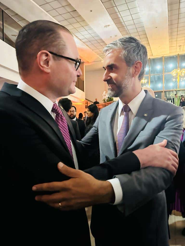 O ministro Cristiano Zanin e o secretário da Justiça Augusto de Arruda Botelho