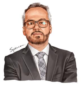 Caricatura Rafael Borges