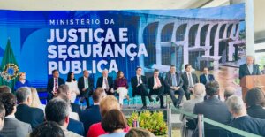 Lewandowski discursa durante cerimônia de posse no Ministério da Justiça