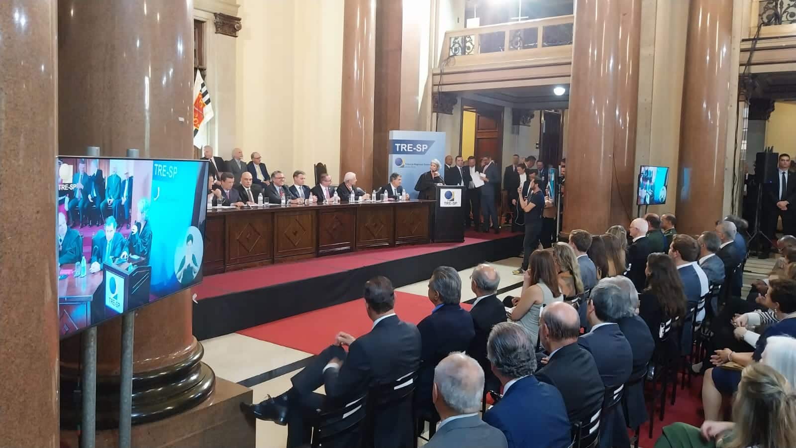 cerimônia de posse presidente TRE-SP