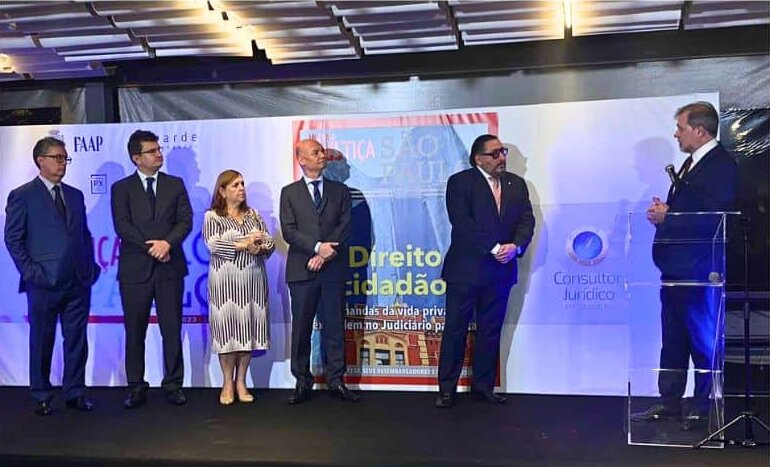 Dias Toffoli discursa no lançamento do Anuário