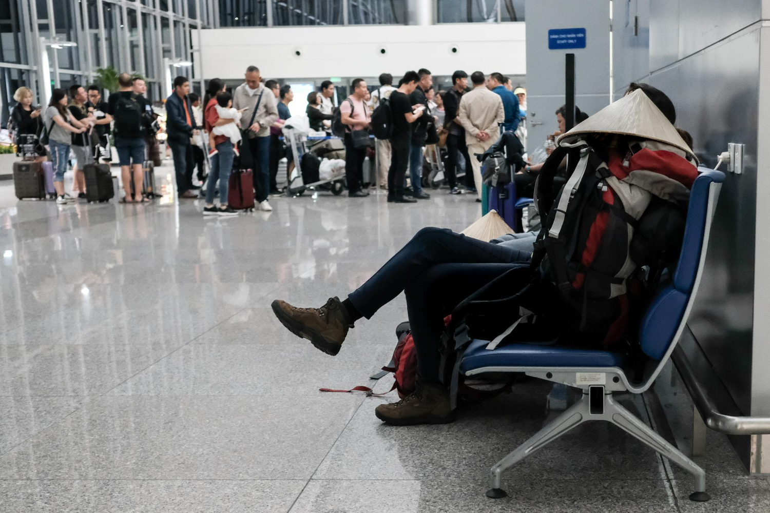 aeroporto fila