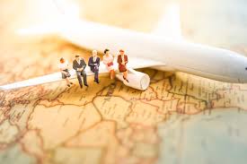 Agência viagem, turismo, avião, férias