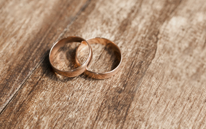 Alianças, casamento, divórcio