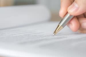 Assinatura, contrato