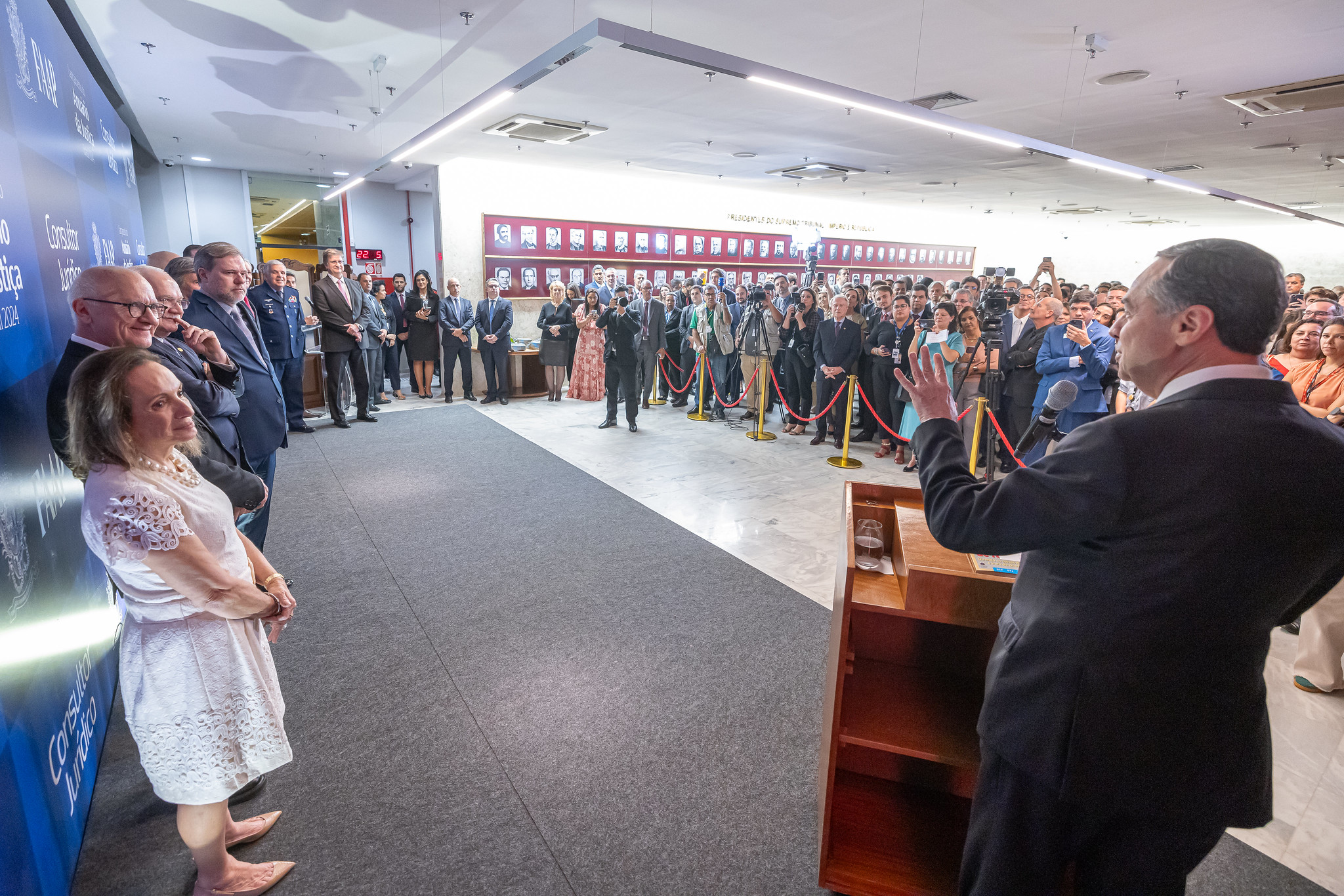 Barroso Lançamento do Anuário da Justiça Brasil 2024
