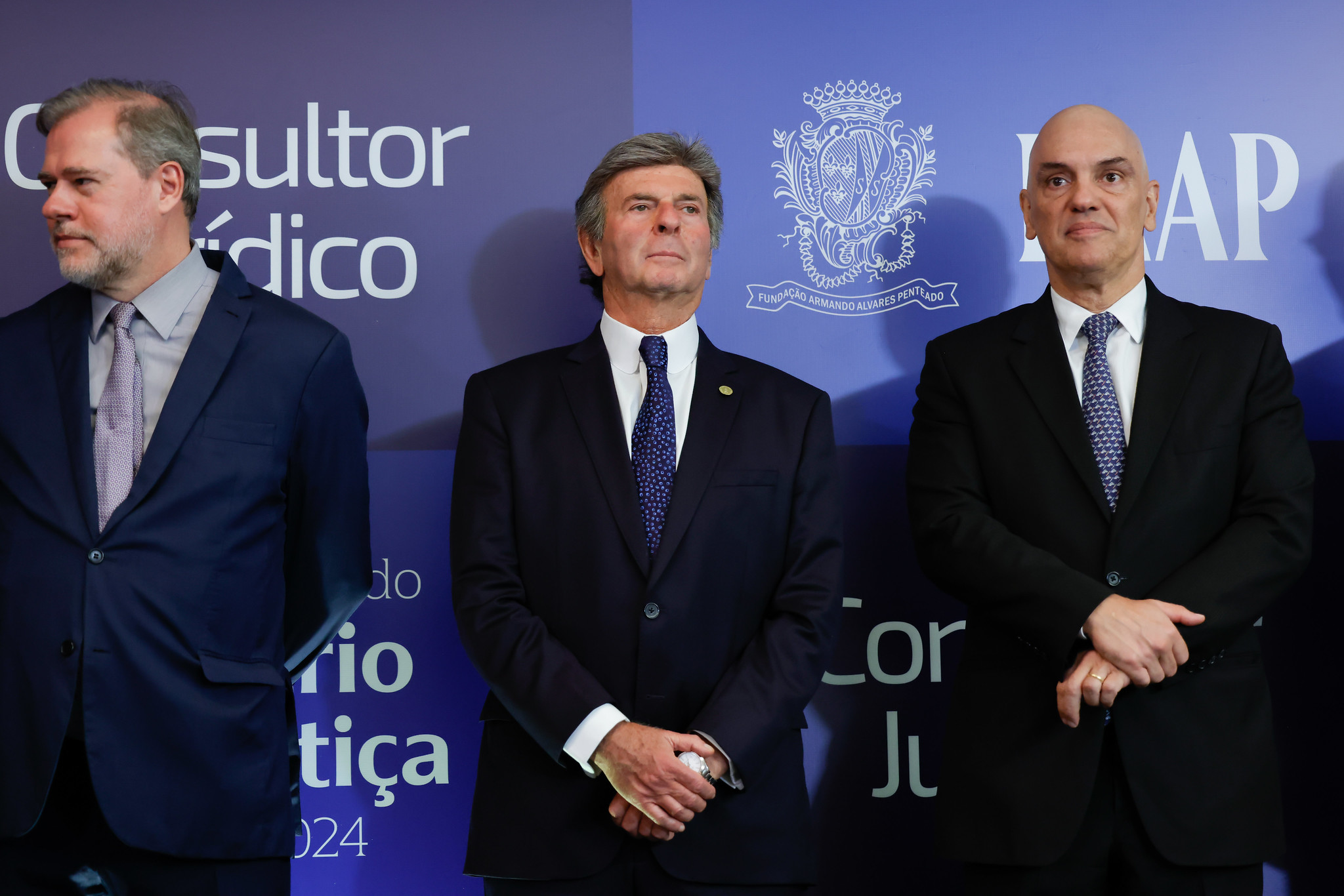 Dias Toffoli, Luiz Fux e Alexandre de Moraes