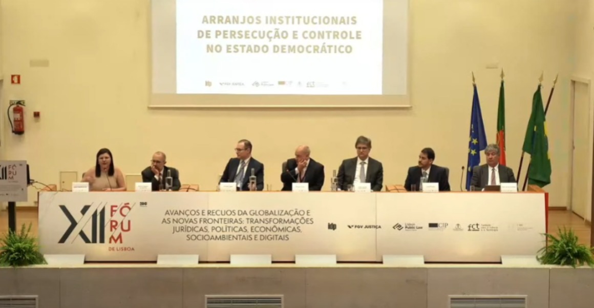 Especialistas participaram nesta sexta-feira da mesa “arranjos institucionais de persecução e controle no estado democrático”