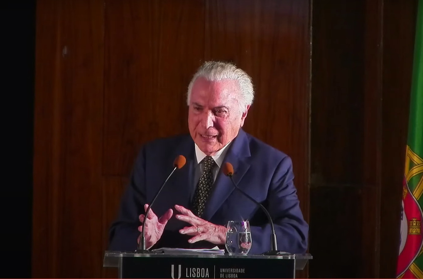 Não haverá distúrbio institucional no Brasil, diz Michel Temer
