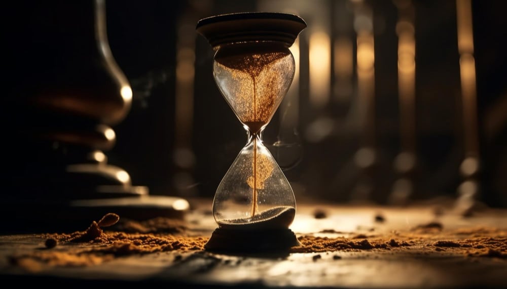 Ampulheta tempo prescrição